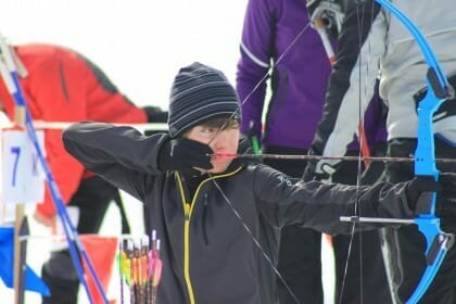 Archery at Bryce Canyon Winter Festival