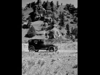 Traveling up Red Canyon 1920's