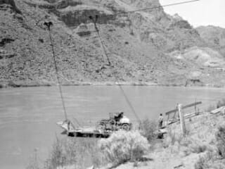 Crossing at Lees Ferry 1920