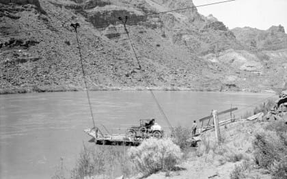 Crossing at Lees Ferry 1920