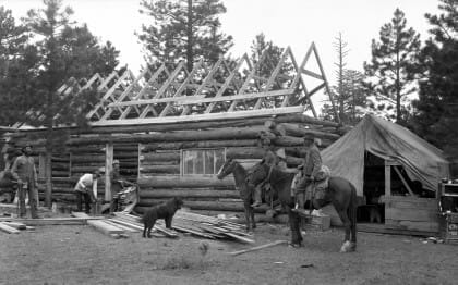 Construction of Tourist Rest on Bryce Rim