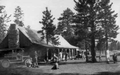 Tourist Rest on Bryce Rim 1923