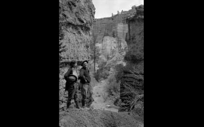 Making a new trail 1920's